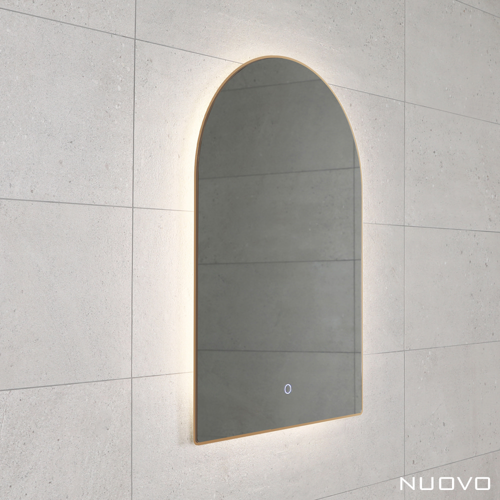 [누오보] 아크 슬림 LED 아치형 거울 550